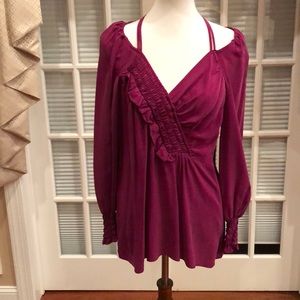 Nanette Lepore silk blouse.